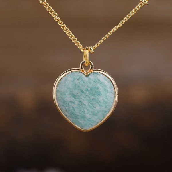 Pendentif Coeur en Pierre Naturelle – Image 5