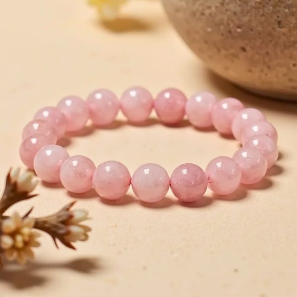 Bracelet "Amour Inconditionnel" en Quartz Rose