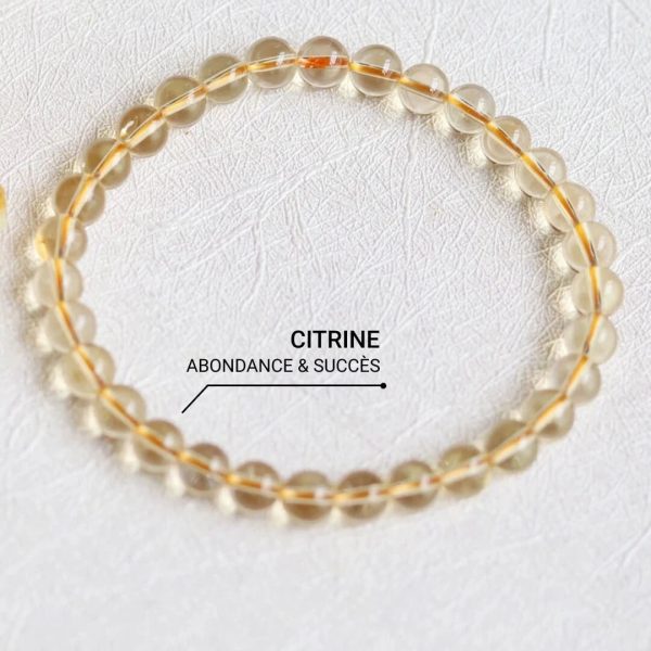 Bracelet "Éclat de Prospérité" en Citrine – Image 3