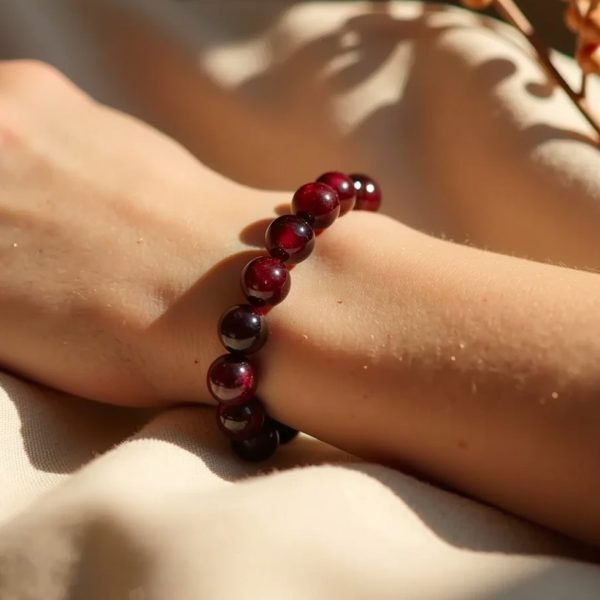 Bracelet "Force de Vie" en Grenat Almandin – Image 4