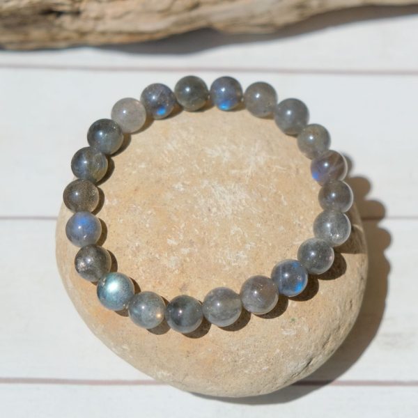 Bracelet "Bouclier de Protection" en Labradorite