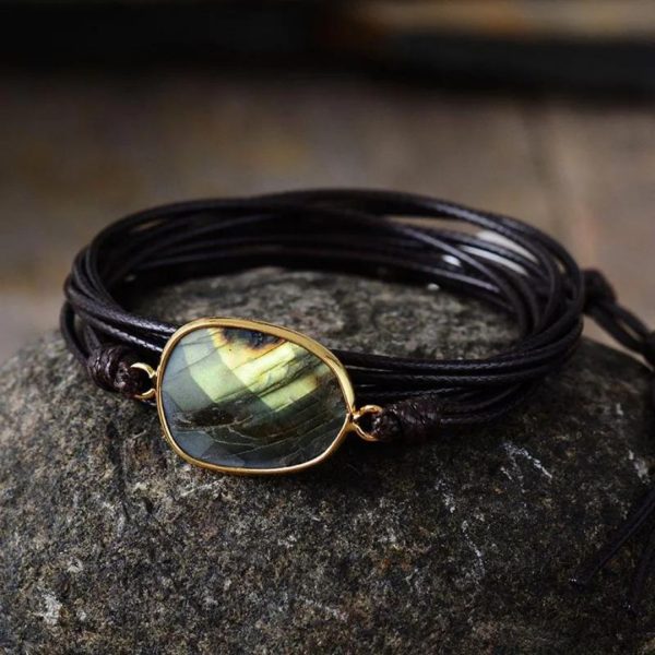 Bracelet "Libération" en Labradorite – Image 6