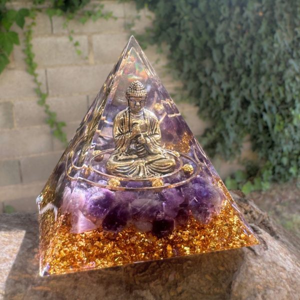 Orgonite "Lumière Intérieure" en Améthyste – Image 3