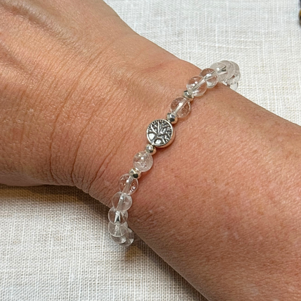 Bracelet "Essence de Vie" en Quartz Clair (Cristal de Roche) – Image 2