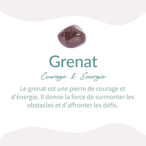 Bracelet "Abondance" en Grenat – Image 5