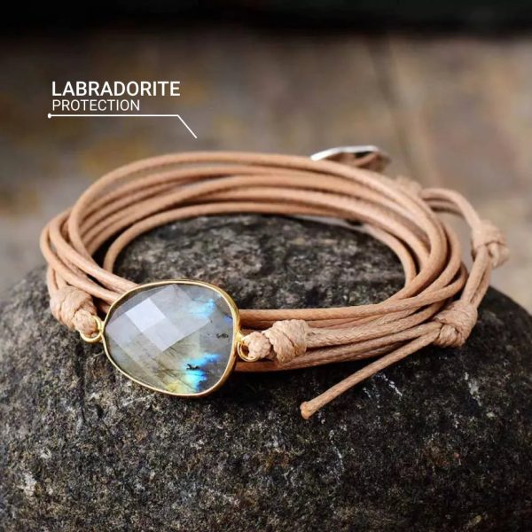 Bracelet "Libération" en Labradorite – Image 4