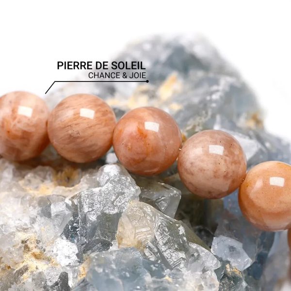 Bracelet "Joie de l'être" en Pierre de Soleil – Image 3