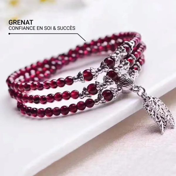 Bracelet "Abondance" en Grenat – Image 3