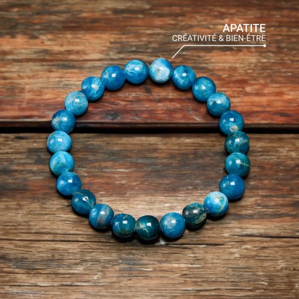 Bracelet "Clarté Intérieure" en Apatite – Image 3