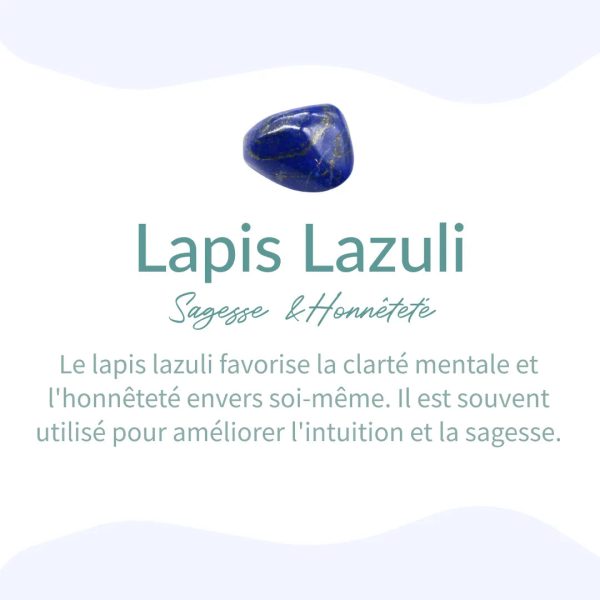 Bracelet "Expression" en Lapis Lazuli – Image 4