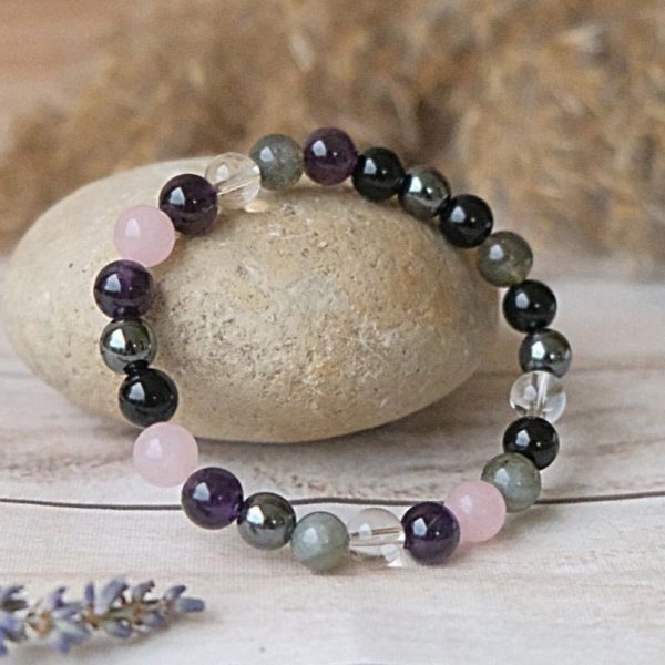 Bracelet "Haute Vibration" en Pierres Naturelles