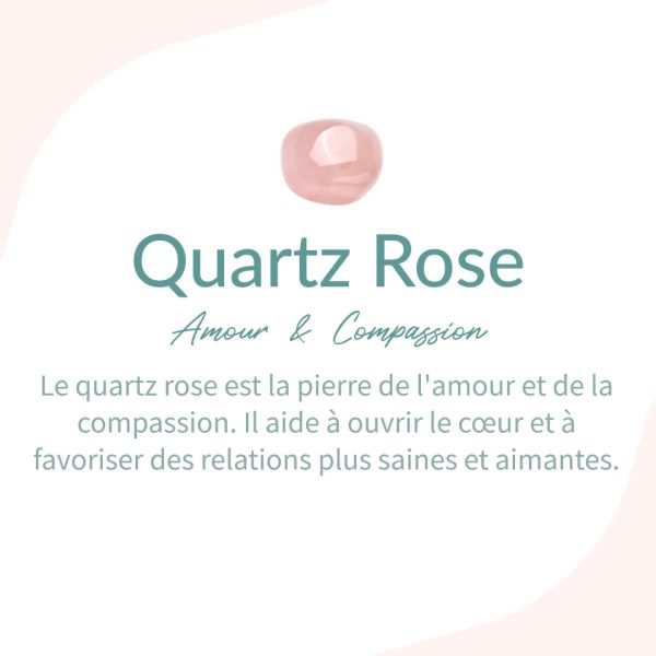 Bracelet "Amour & Spiritualité" en Améthyste & Quartz Rose – Image 7