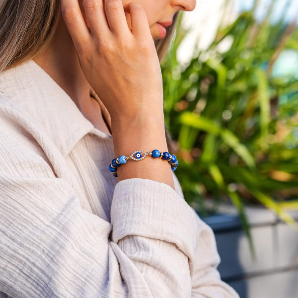 Bracelet "Regard de Vérité" en Lapis Lazuli – Image 4