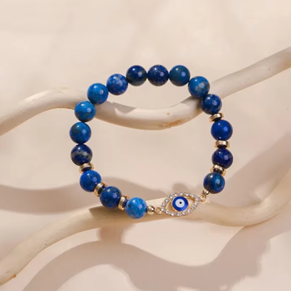 Bracelet "Regard de Vérité" en Lapis Lazuli – Image 3