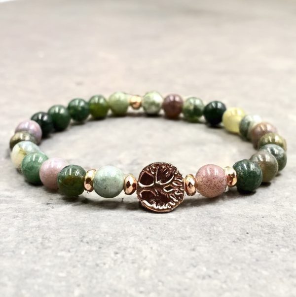 Bracelet "Équilibre Intérieur" en Agate Indienne