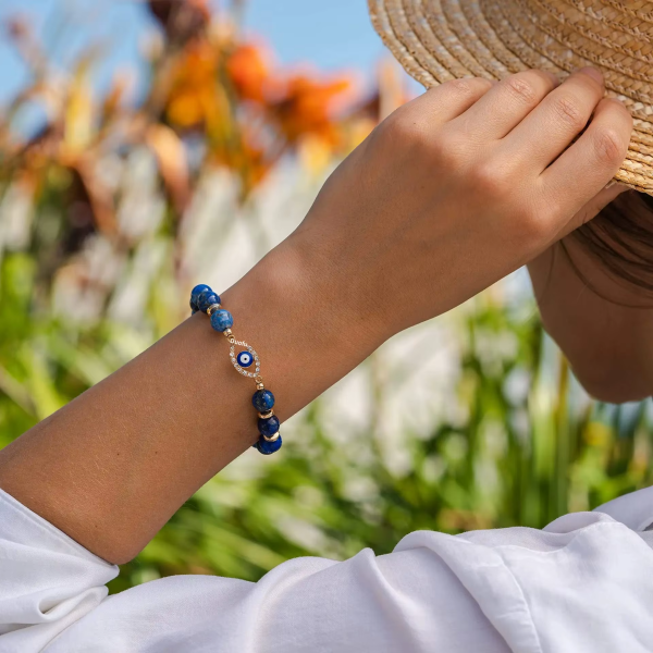 Bracelet "Regard de Vérité" en Lapis Lazuli – Image 2