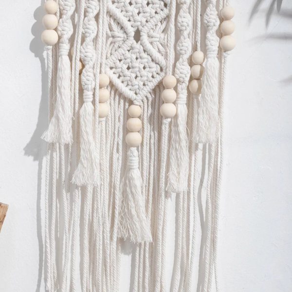 Attrape-Rêve Fleur de Lotus Macramé – Image 3