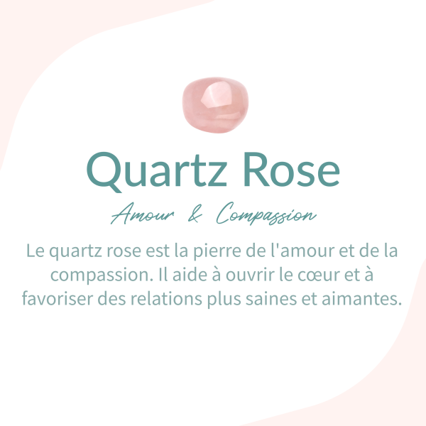 Bague "Douceur d'Amour" en Quartz Rose – Image 3