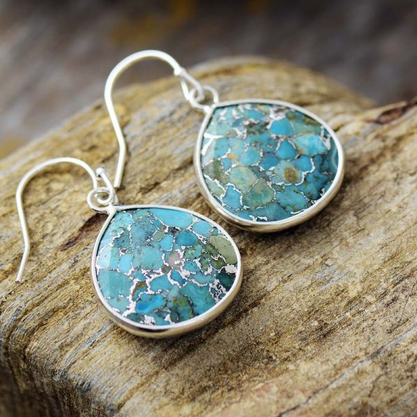 Boucles d'Oreilles en Turquoise – Image 5