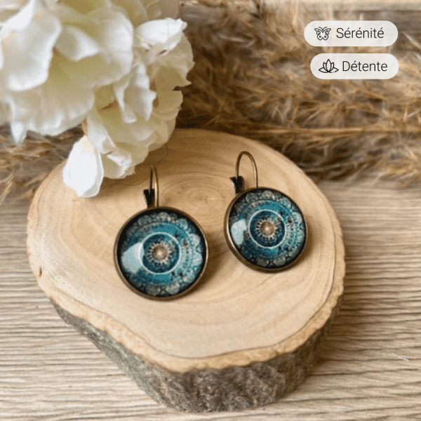 Boucles d'Oreilles "Mandala" – Image 3