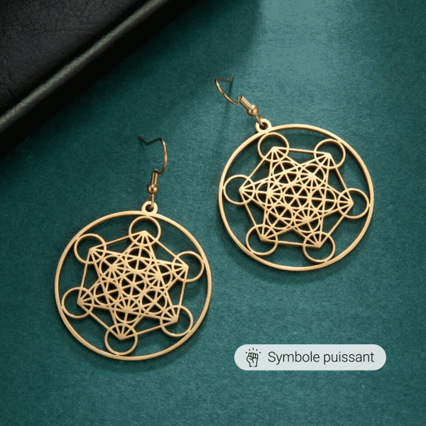 Boucles d'Oreilles Métatron – Image 3