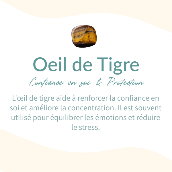 Bracelet Wrap "Conscience" en Oeil de Tigre – Image 4