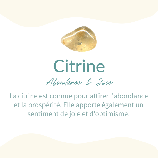 Bracelet "Éclat de Prospérité" en Citrine – Image 4