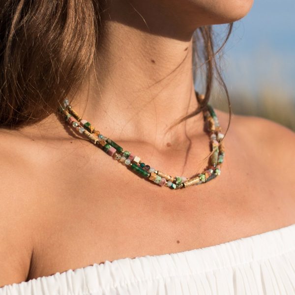 Collier Bohème Chic en Pierres Naturelles – Image 2