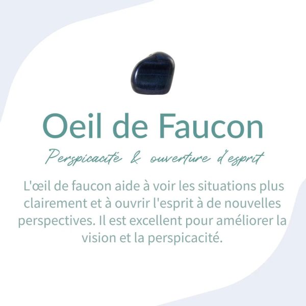 Collier "Oeil Multiple" en Oeil de Tigre, Oeil de Faucon & Oeil de Taureau – Image 7