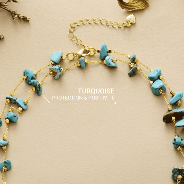 Collier Pépite en Turquoise – Image 3