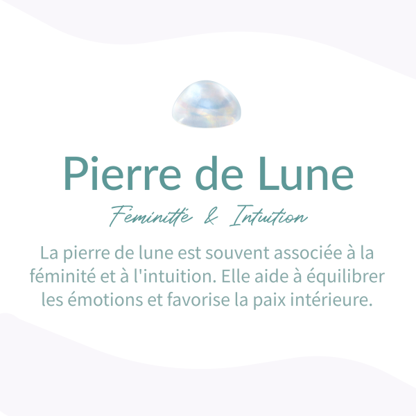 Ensemble "Force Intérieure & Protection" en Labradorite, Pierre de Lune, Aigue-Marine & Tourmaline Noire – Image 5