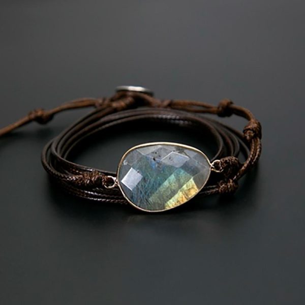 Bracelet "Libération" en Labradorite – Image 2