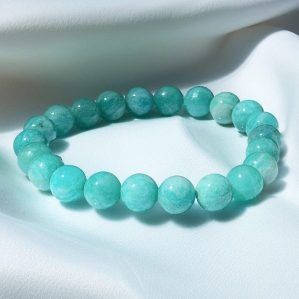 Bracelet "Océan Paisible" en Amazonite Haute Qualité