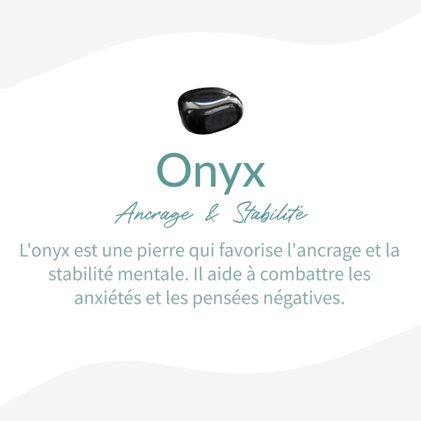 Collier "Trèfle Chance" en Nacre ou Onyx – Image 6