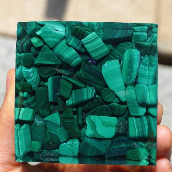 Orgonite "Kâli" en Lapis Lazuli, Améthyste & Malachite – Image 3