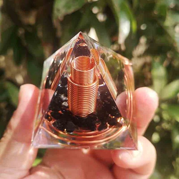 Orgonite "Protection Énergétique Amplifiée" en Obsidienne – Image 4