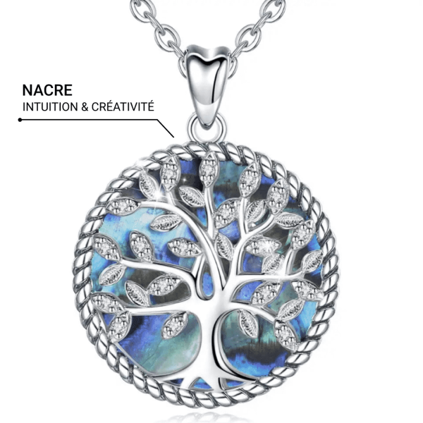 Pendentif "Arbre de Vie Douceur" en Nacre – Image 4