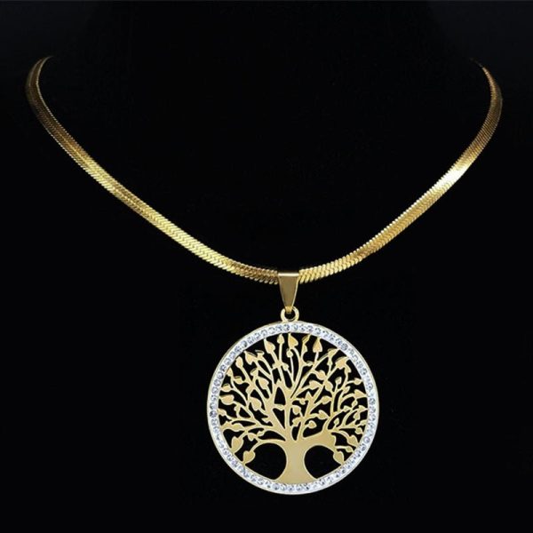 Pendentif Arbre de Vie Scintillant