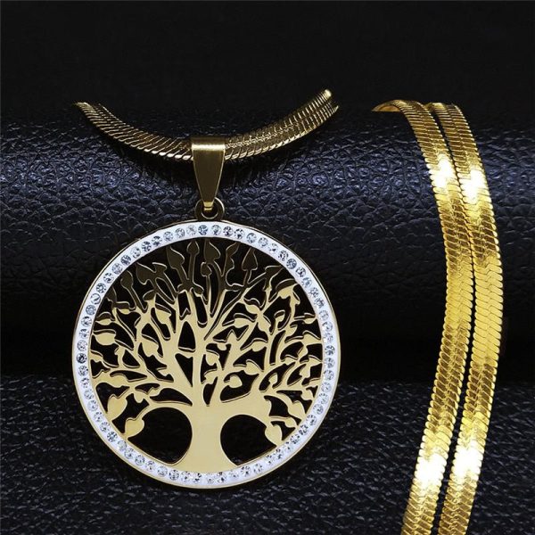 Pendentif Arbre de Vie Scintillant – Image 2