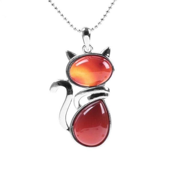 Pendentif Chat en Pierre Naturelle – Image 8