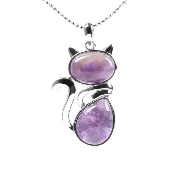 Pendentif Chat en Pierre Naturelle – Image 9