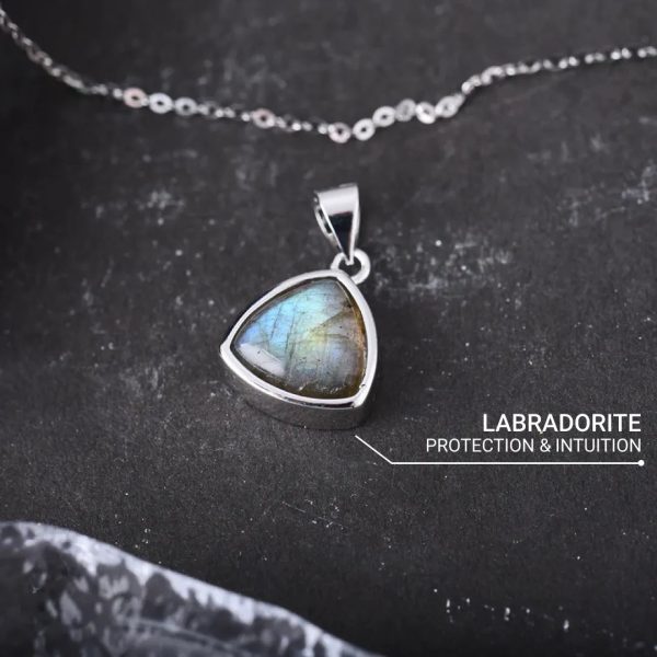 Pendentif "Protecteur d'Aura" en Labradorite – Image 3