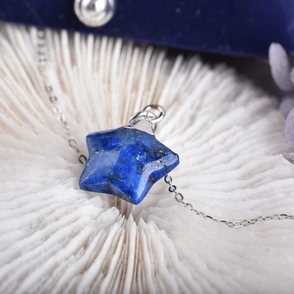 Pendentif Étoile en Lapis Lazuli – Image 2