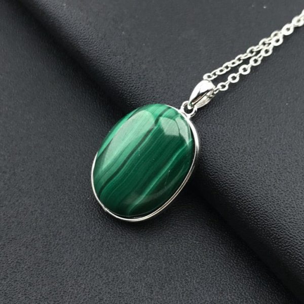 Pendentif "Guérison" en Malachite