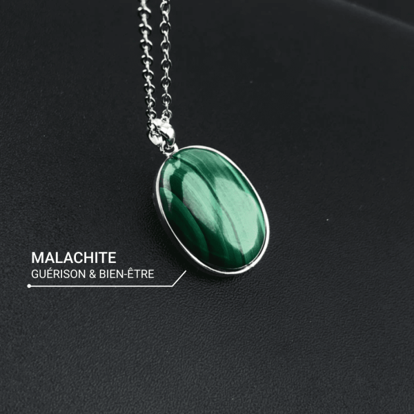 Pendentif "Guérison" en Malachite – Image 3