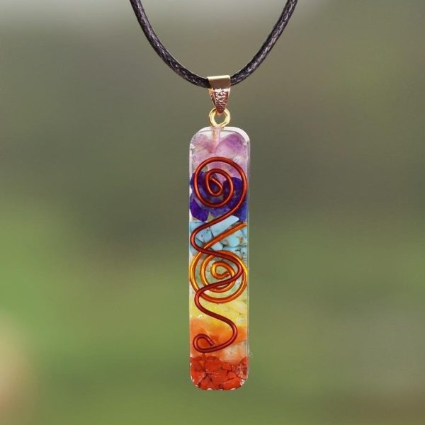 Pendentif Orgonite "Harmonie des 7 Chakras" – Image 4