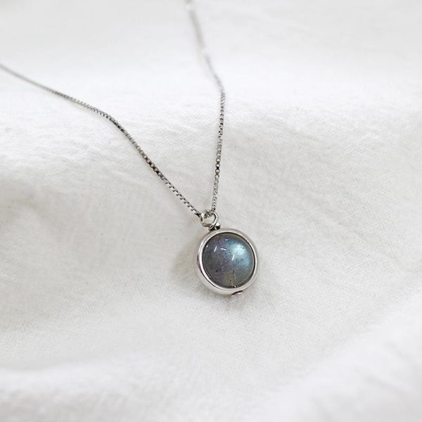 Pendentif "Perle Fine" en Labradorite – Image 4