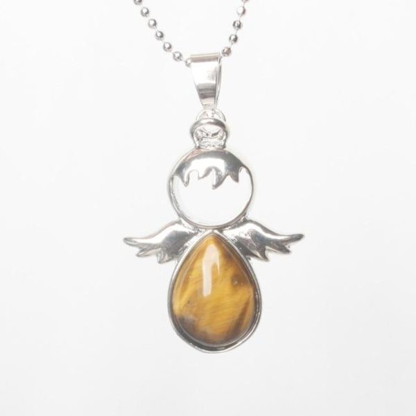 Pendentif Petit Ange et sa Pierre Naturelle – Image 3