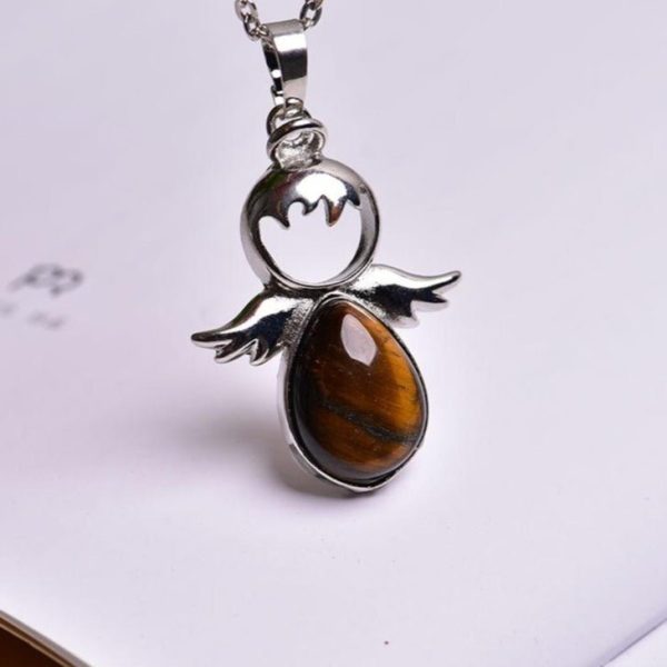 Pendentif Petit Ange et sa Pierre Naturelle – Image 8