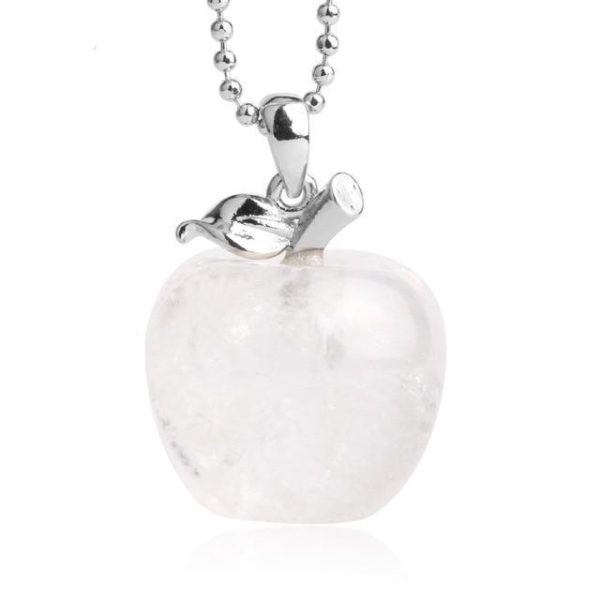 Pendentif "Pomme" en Pierre Naturelle – Image 6